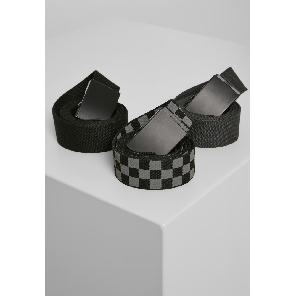 Urban Classics - Trio Belt - Black/Grey
